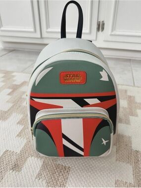 Star Wars Boba Fett Mini Backpack - White Green Red